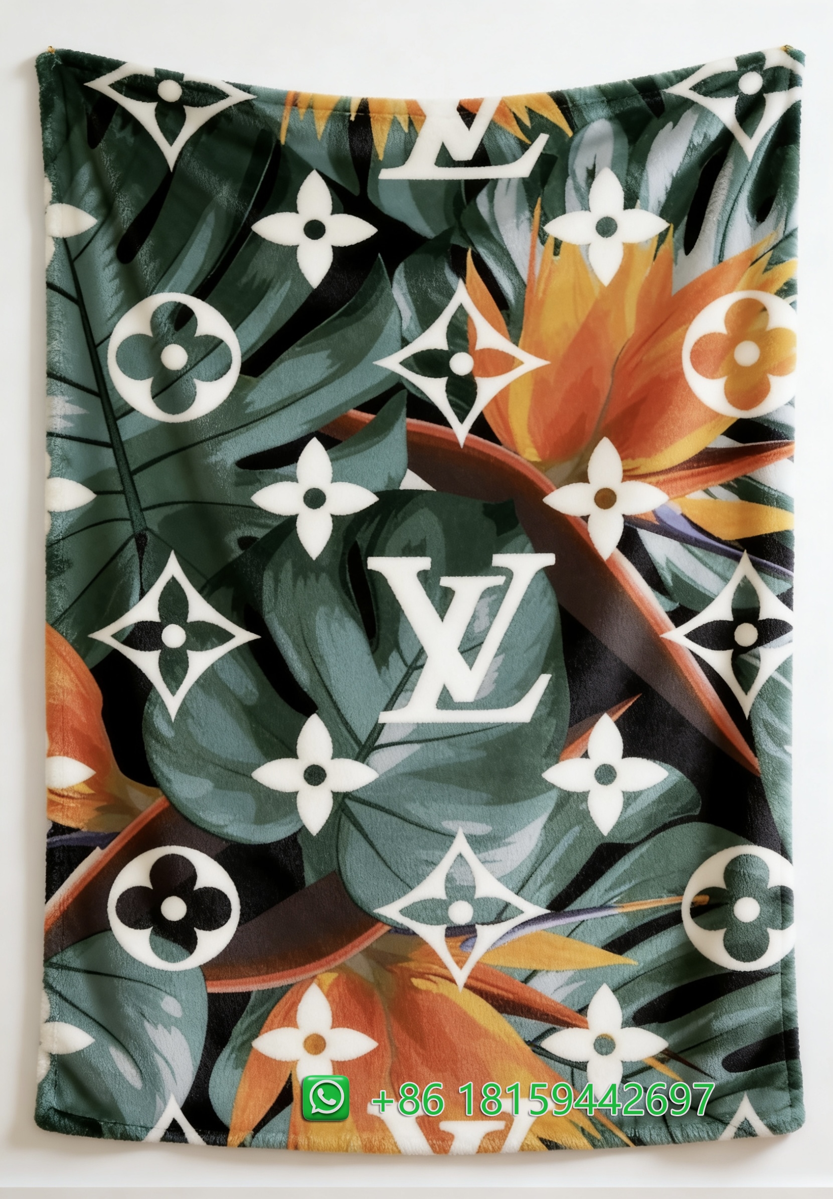 Louis Vuitton Throw Blankets
